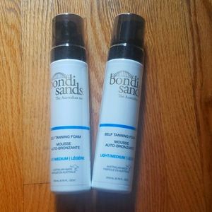 2 pack of Bondi Sands self tanning foam LT/MD New!